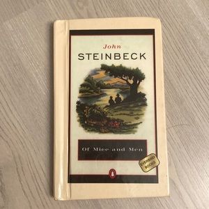 Of Mice and Men Hardcover Book by John Steinbeck